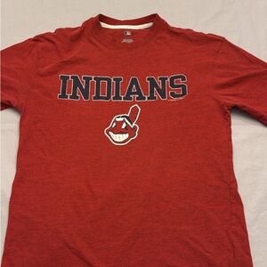 Vintage Cleveland Indians Red Graphic short sleeve Tee